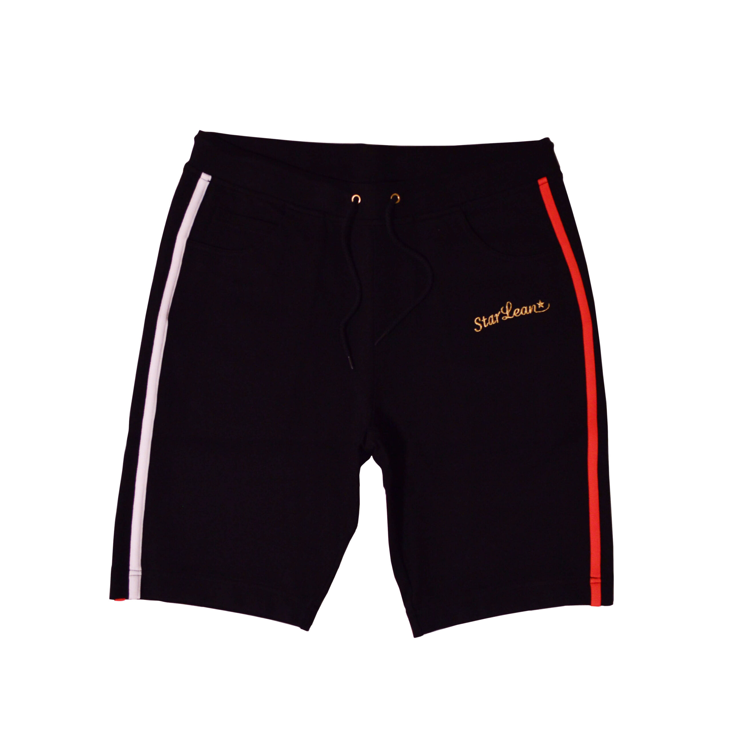 STARLEAN （スターリアン）2ラインハーフパンツ【メンズ】【2LINEHALFPANTS】【BLACK/ブラック】【2ライン】【GOLD/ゴールド】【ハーフパンツ】【フリーサイズ】【ジャージ素材】【正規品】【メンズ/ユニセックス】【送料無料】