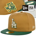 ◆【New Era Los Angeles Dodgers Desert Pine 5950 Hat 75th Patch 】メンズ◆ 海外限定モデル◆ ニューエラ ロサンゼルス ドジャース ◆ ベージュ ブラウン グリーン 緑(4)