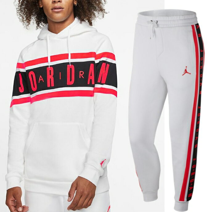 ◆アメリカよりお届け◆【Jordan/ジョーダン/JORDAN TAPED HOODIE & PANTS 】メンズ◆テープロゴのパーカー&パンツの上下セットアッ...