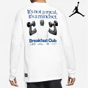 ◆お取り寄せ◆【 Jordan / ジョーダン / Sport Breakfast Club Graphic Long Sleeve Shirt 】メンズ ◆ 長袖Tシャツ グラフィック プリント ◆ ホワイト 白