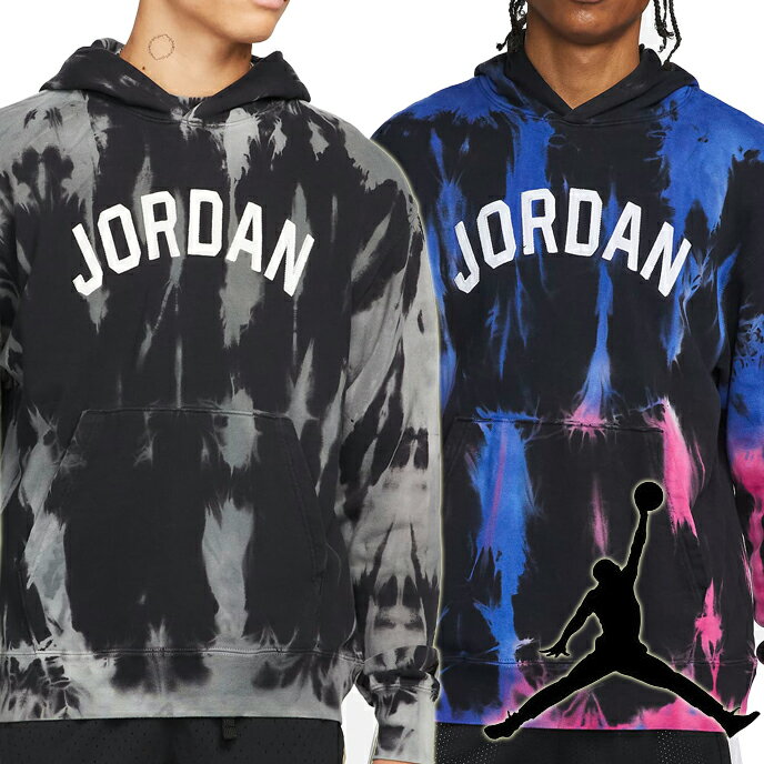 楽天Rich.131◆2022最新◆アメリカよりお届け◆【Jordan / ジョーダン / JORDAN Sports DNA Hoodie 】メンズ◆ タイダイ　柄◆S〜3XLまで◆ブラック 黒　ブルー　ピンク◆　スウェット　パーカー　トレーナー