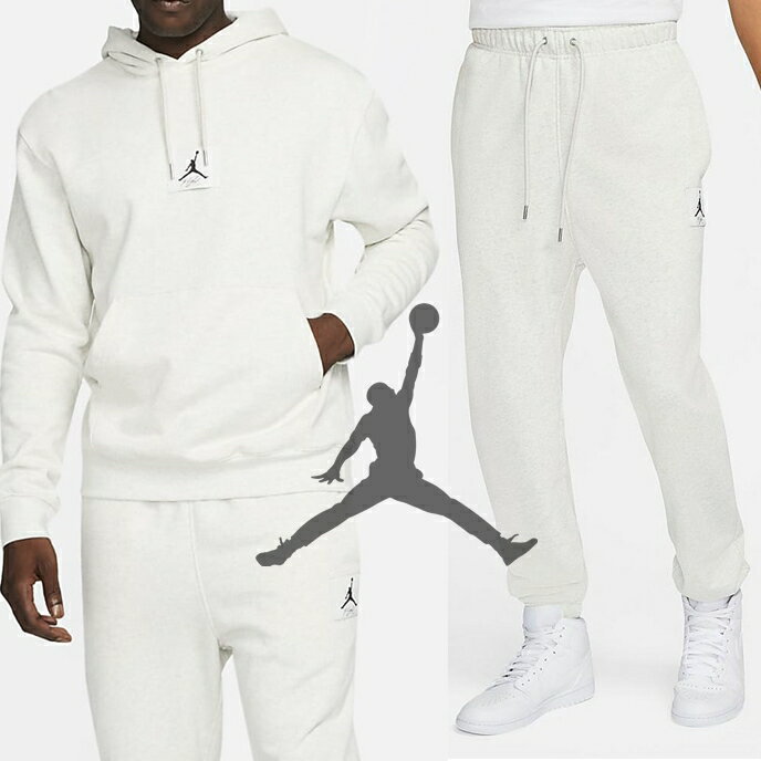 ◆最新◆アメリカよりお届け◆2021/22最新モデル【Jordan/ジョーダン/JORDAN Essentials Hoodie & Pants 】メンズ◆最新上下 セットアップ ◆ オートミールヘザー