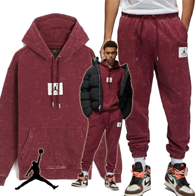 楽天Rich.131◆お取り寄せ◆【 Jordan / ジョーダン JORDAN Essentials Hoodie & Pants 】メンズ ◆ エッセンシャルパーカー　パンツ　セットアップ　◆ バーガンディー