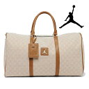 国内未発売◆【Jordan/ジョーダン/JORDAN Monogram Duffle Bag 】◆ジョーダン JUMPMAN モノグラム ボストンバッグ ◆ ベージュ ブラウン ◆ かばん ダッフル