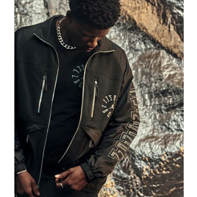 ◆お取り寄せ◆【 Jordan / ジョーダン / JORDAN Retro 11 JACKET 】メンズ ◆ ジョーダン ロゴ ジャケット ◆ ブラック　黒 ◆ S〜3XLまで ◆ 25周年モデル　アウター