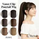 バンス クリップ ストレートポニーテールウィッグ(レディース 女性用 ロング WIG エクステ フラダンス HULA フラウィッグ タヒチアンダンス 部分ウィッ...