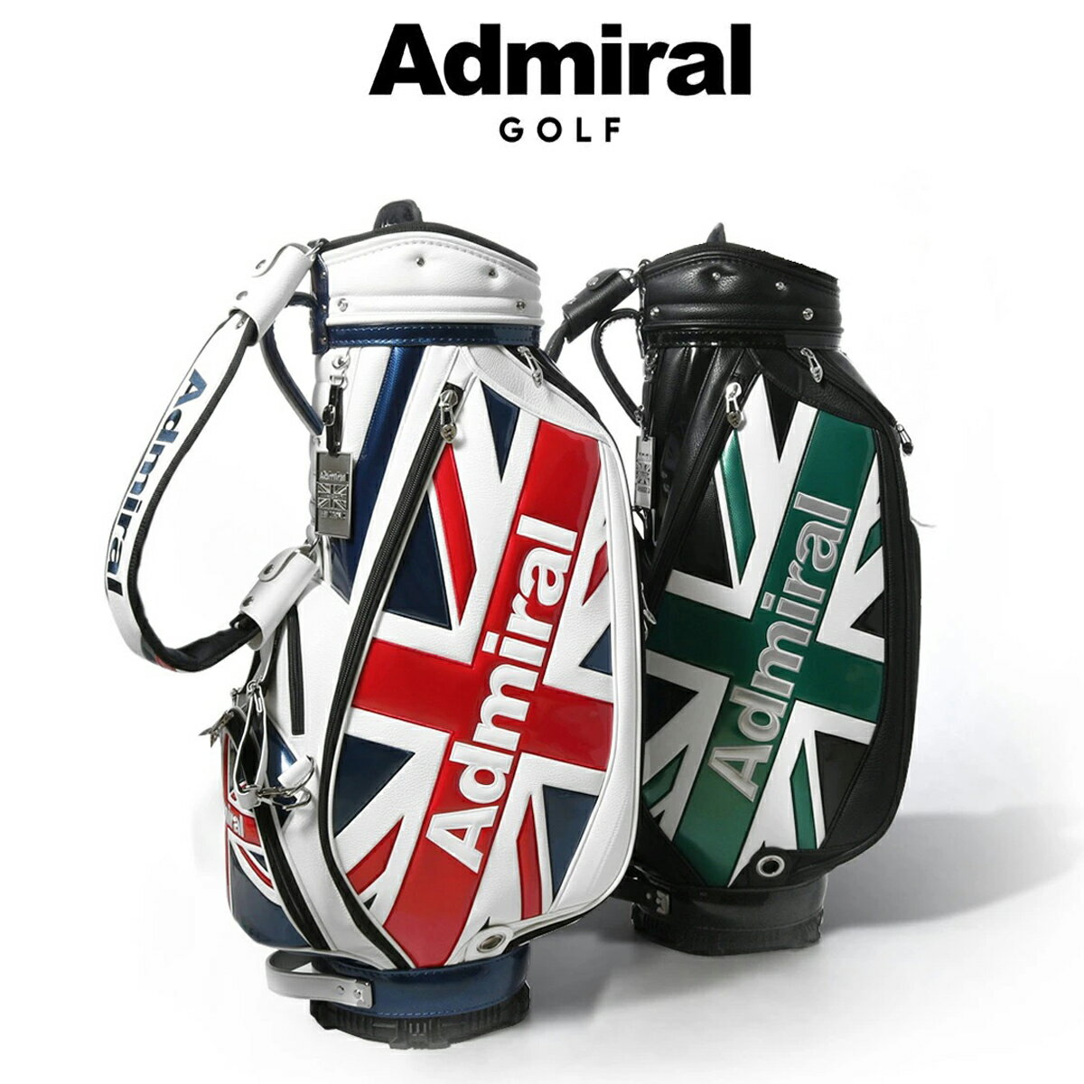 アドミラル ゴルフ キャディバッグ カート型 5分割 9.5型 46インチ 5.0kg メンズ AD ...