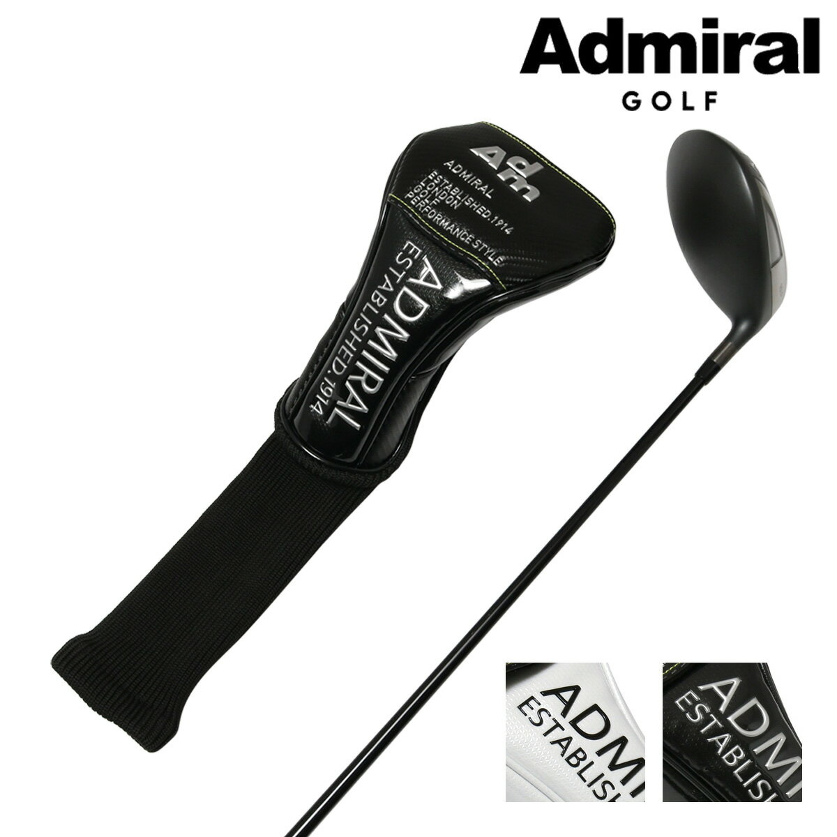 ITEM SPEC COLOR VARIATION ブランド：Admiral GOLF アドミラル ゴルフ キャディと同素材のパフォーマンスヘッドカバー。汎用性を考えニットリブ式を採用。ロゴはキャディ同様の高周波脱着を容易にする為の切り替え...