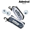 【全品10倍★5/16(金)2時迄】アドミラル ゴルフ ボールポーチ モノグラム 3個収納 メンズ ADMG4AE2 Admiral GOLF ボールケース ボ...