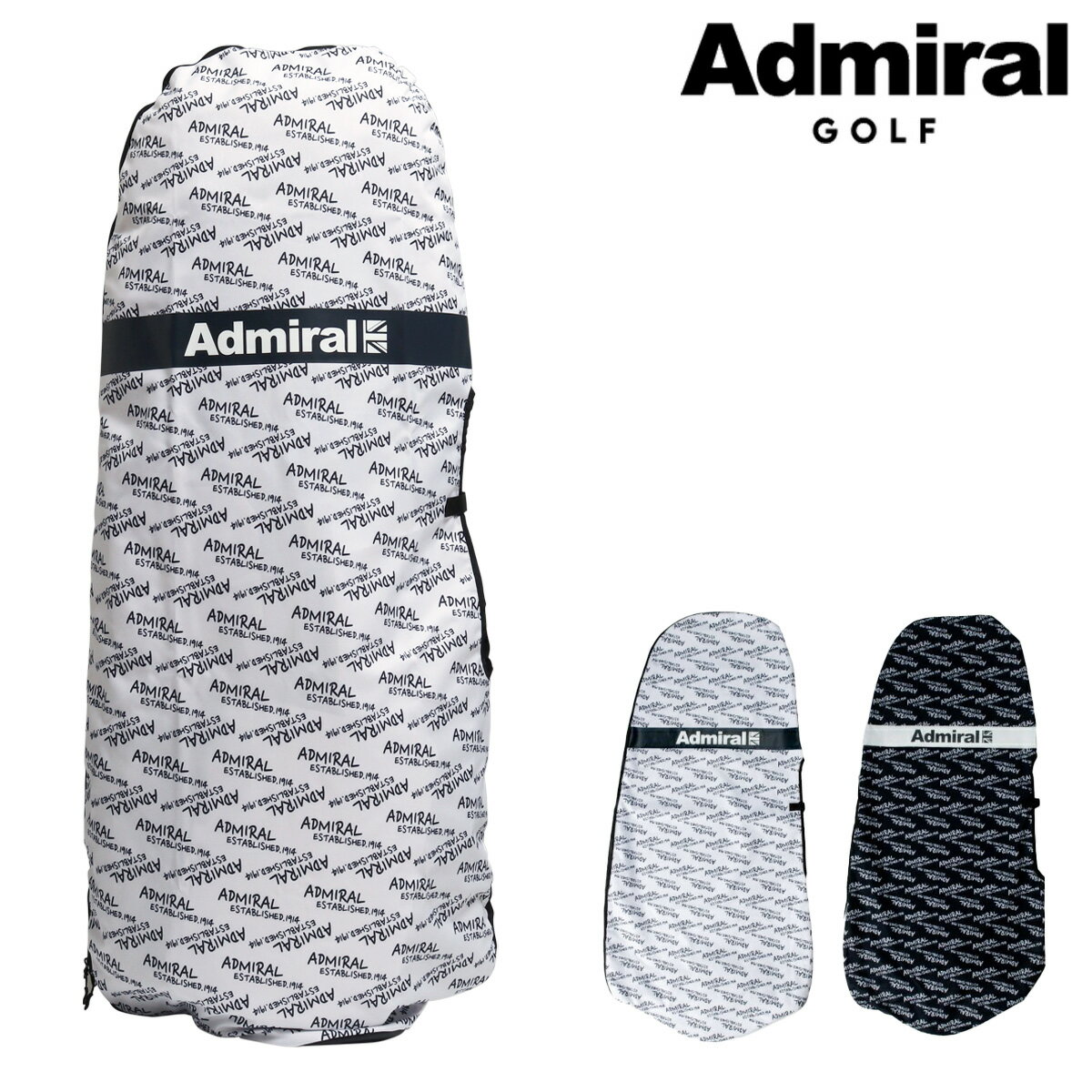 アドミラル ゴルフ トラベルカバー 9.5型対応 モノグラム メンズ ADMG4AK1 Admiral GOLF 旅行 トラベル ゴルフバッグカバー 宅配便[即日発送]