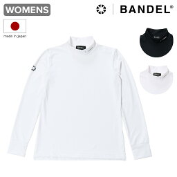 バンデル ゴルフ Tシャツ 長袖 ハイネック モックネック ロングスリーブ ロンT レディース ベーシック BGI-WBLSM 日本製 BANDEL 吸汗速乾 UVカット BASIC L/S MOCK T SHIRTS ゴルフウェア[即日発送]