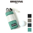 ブリーフィング ゴルフ ボールポーチ エコツイル メンズ レディース BRG223G58 BRIEFING GOLF 撥水 BALL HOLDER ECO TWILL ボールケース ボールホルダー ボール3個収納可 22AW[即日発送]