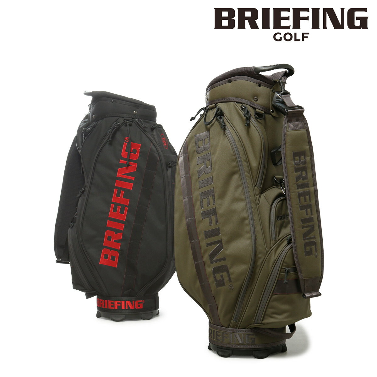 ブリーフィング ゴルフ キャディバッグ カート型 4分割 4.24kg CR-5 #03 TL BRG231D09 BRIEFING 撥水 ベーシック ゴルフバッグ[即日発送]