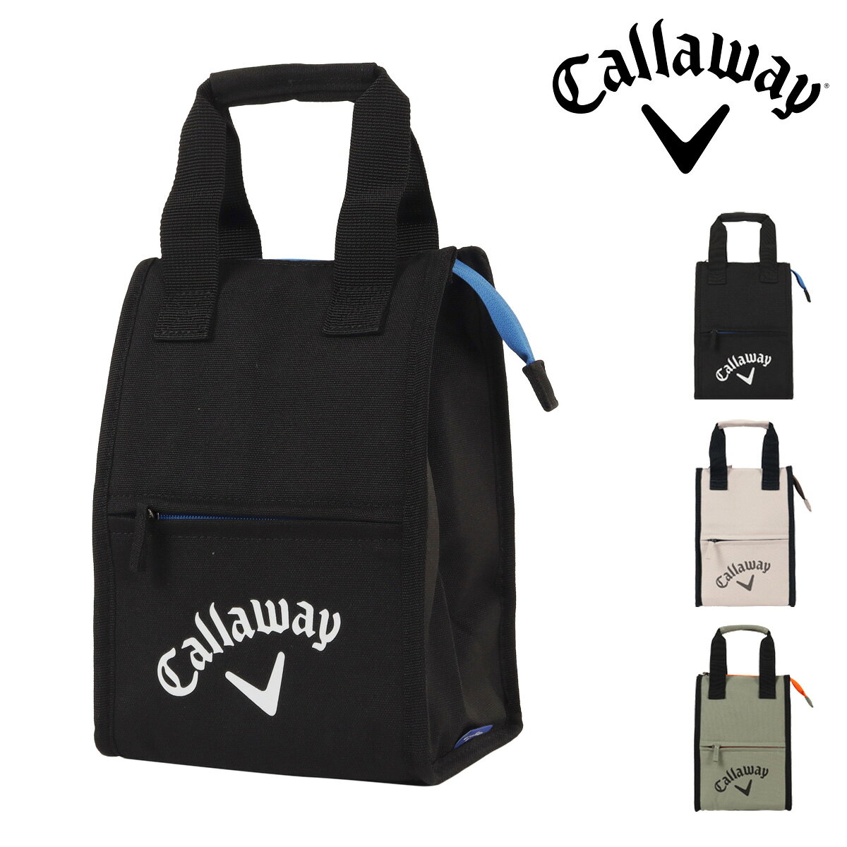 ITEM SPEC COLOR VARIATION ブランド：Callaway キャロウェイ カジュアルなデザインと使いやすさを求めるゴルファーに向けたアクティブモデル。収納は、合計3個。メインポケットと正面にファスナーポケット。内部には、保冷剤等を入れることができるメッシュポケットを設備。保冷・保温機能を備えており、季節を問わずに活躍。ラウンドバッグとしてもおすすめなサイズ感が魅力。 サイズ：約W19×H28×D14cm カラー：【5926091】ブラック【5926092】ベージュ【5926093】カーキ 素材：ポリエステル 仕様：ファスナー式開閉内側：メッシュポケット×1：前面：ファスナーポケット×1 ご注意ください： ● 商品の画像は、できるだけ商品に近いカラーにて掲載をしております。 お客様のモニターの発色または設定により、実際の色味と異なる場合もあります。あらかじめご了承ください。 ● メーカーサイズ、もしくは実際に測った寸法となります。商品の素材等の個体差により、若干サイズのばらつきがあります。サイズはあくまでも目安としてお考えください。 ● 天然皮革・素材を使用している商品によっては、天然素材の特性上、部位により風合いやシミ・シワ感や焦げ、濃淡など多少の個体差がある場合があります。あらかじめご了承ください。