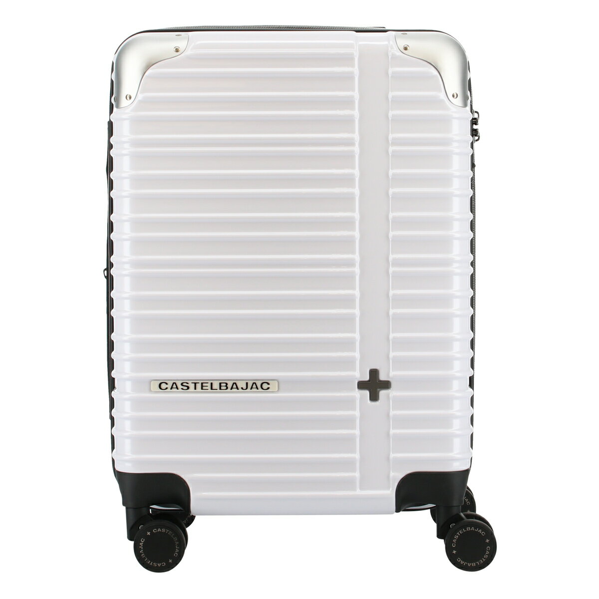 カステルバジャック スーツケース アレッタ 36(41)L 47cm 3.2kg CAS-345160 CASTELBAJAC | ハード ファスナー 機内持ち込み | 拡張 TSAロック搭載 キャリーバッグ キャリーケース ビジネスキャリー 当社限定 別注[PO10][bef]