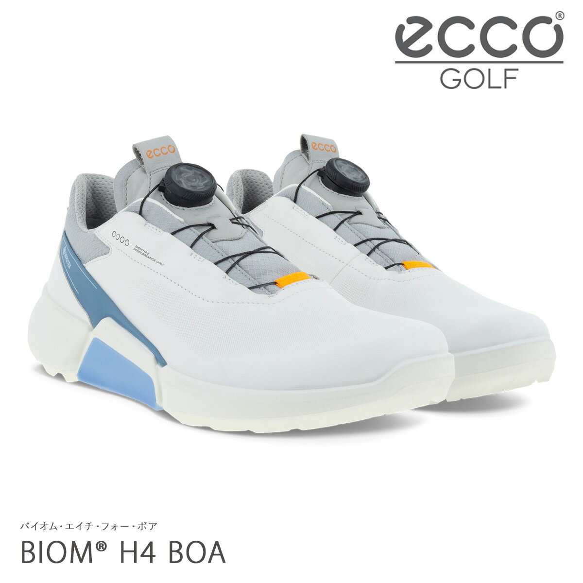 エコー ゴルフ シューズ バイオム エイチ フォー ボア スパイクレス メンズ 男性用 108504 ECCO BIOM H4 BOA リール ダイヤル式 靴 メンズゴルフ