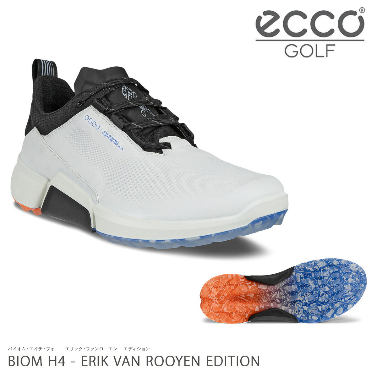 【全品10倍★5/7(木)10時迄】エコー ゴルフ シューズ 男性用 メンズゴルフ 108514 BIOM H4-ERIK VAN ROOYEN EDITION ECCO 紐靴 紐 ひも ゴアテックス 即日発送