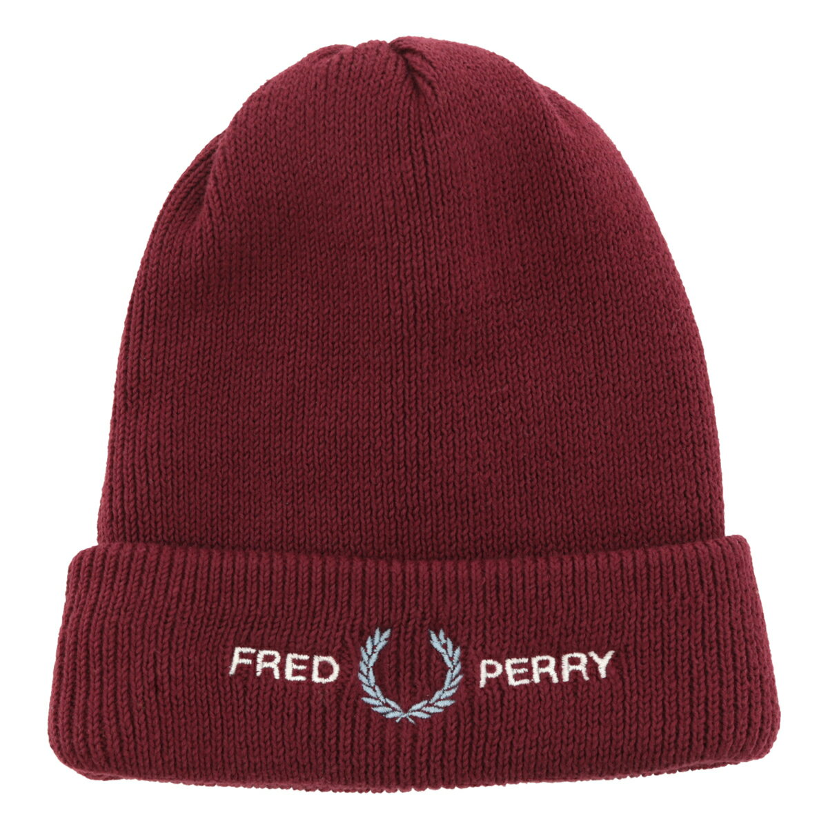 フレッドペリー ニット帽 ショートビーニー メンズ レディース F9515 FRED PERRY | 帽子 ビーニー ニットキャップ コットン[PO10][即日発送]