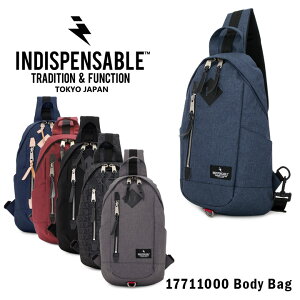 インディスペンサブルINDISPENSABLEボディバッグ17711000DAPPER【ウエストバッグワンショルダーメンズレディース】