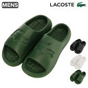 【全品10倍｜4/24 20時～期間限定】ラコステ サンダル EVA メンズ SERVE SLIDE 3.0 45CMA0004 LACOSTE 靴 スリッパ 厚底 ビーチ ベランダ 即日発送