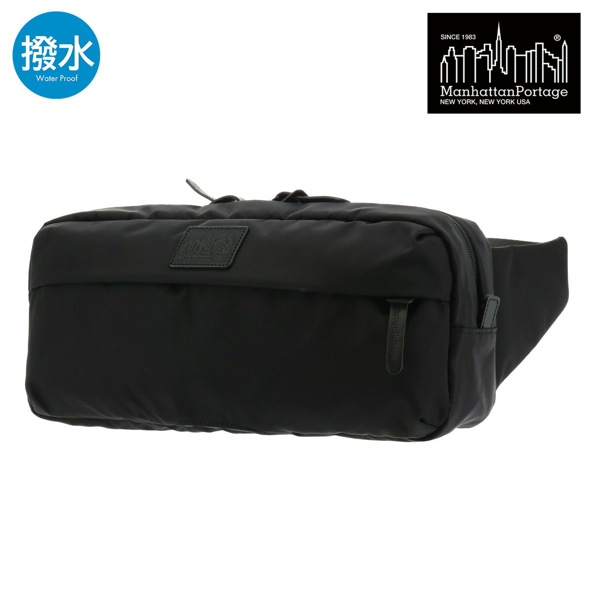 Rakuten - Manhattan Portage マンハッタンポーテージ ウエストバッグ ウエストポーチ ボディバッグ ショルダーバッグ BLACK LABEL ブラックレーベル MP1129TWLBL 軽量 旅行 撥水[PO10][即日発送]