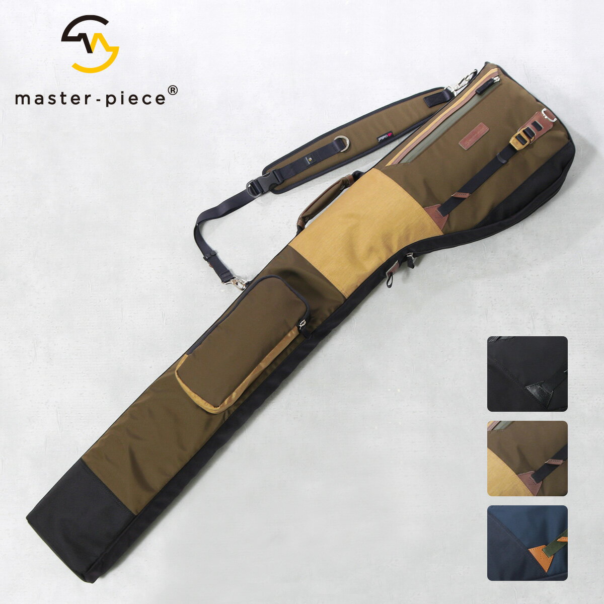 【全品10倍｜6/4 20時～期間限定】マスターピース ゴルフ クラブケース ソフト型 メンズ master piece GOLF 02640 ゴルフバッグ 撥水 ソフトケース 練習用[即日発送]