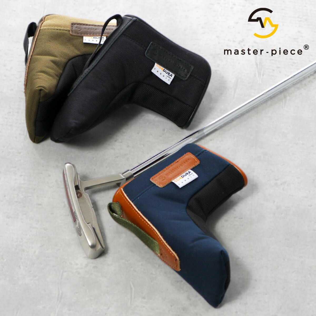 【全品10倍｜6/4 20時～期間限定】マスターピース ゴルフ パターカバー for Pin ピン型 ヘッドカバー メンズ master piece GOLF 02641 撥水[即日発送]