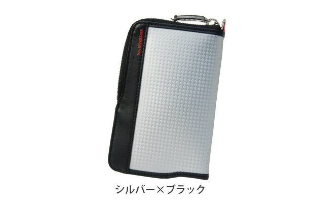 ノイインテレッセ スマホケース シルバー×ブラック 3974 Neu interesse 【 Meta メタ 】【 ハイブリッドレザー スマートフォンケース スマフォケース 】[bef][PO10]