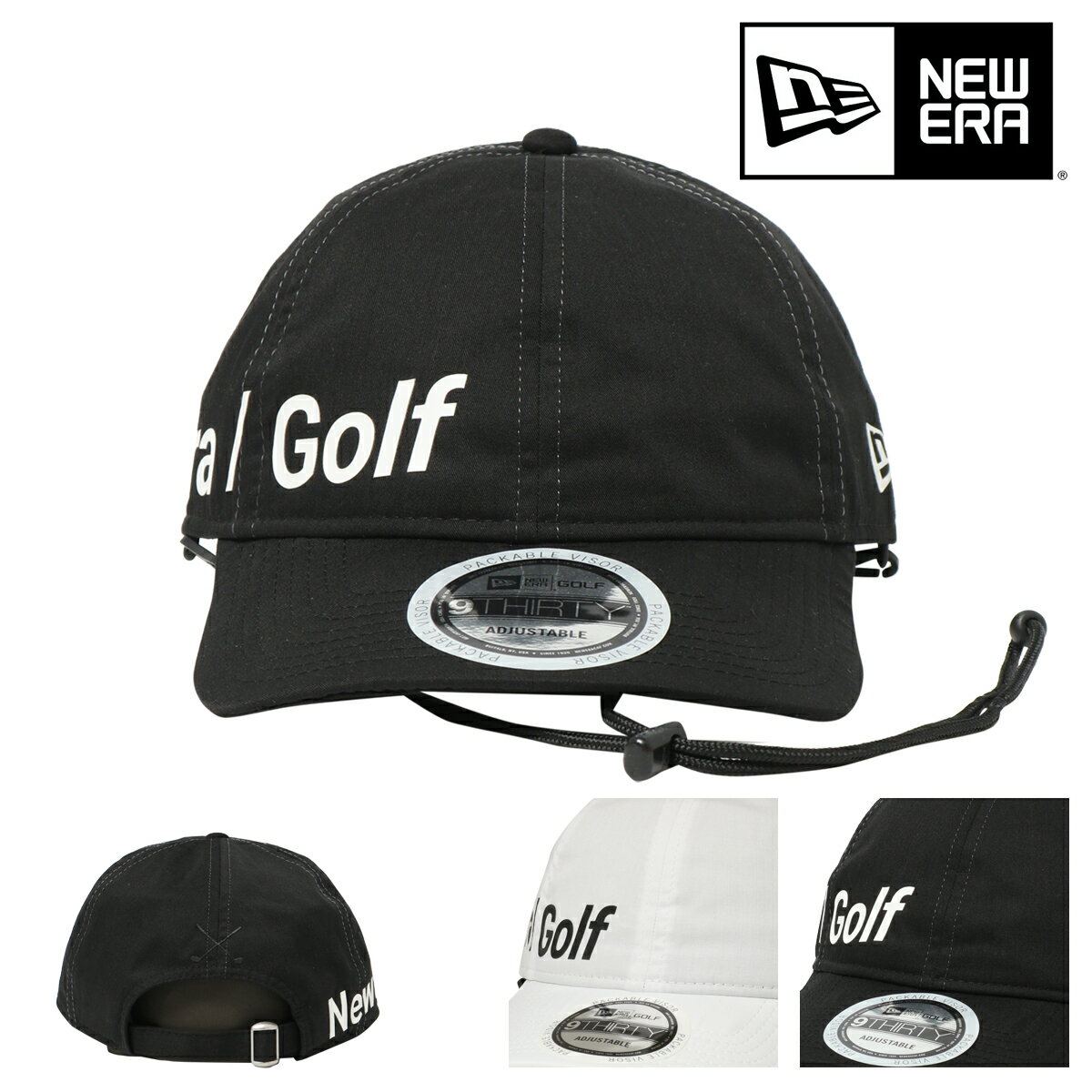 ニューエラ ゴルフ キャップ 帽子 GF 930 ECOPET メンズ レディース NEW ERA GOLF サスティナブル 抗菌 サイズ調整可