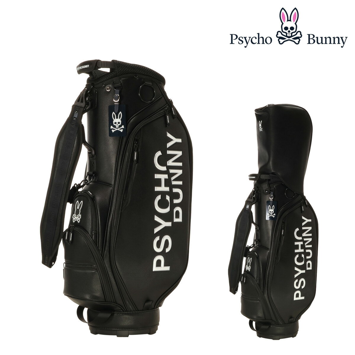 サイコバニー ゴルフ キャディバッグ カート型 9型 46インチ対応 MONOTONE EDITION メンズ レディースP..