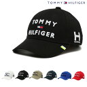 【全品10倍｜5/1 0時～期間限定】トミーヒルフィガー ゴルフ キャップ 帽子 メンズ レディース THMB903F トリプルロゴ Tommy Hilfiger[即日発送]