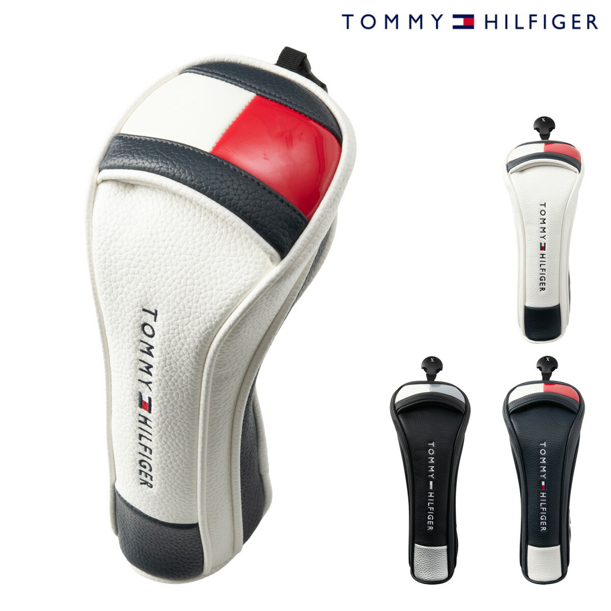 Fareway Wood - 【全品10倍★5/21(木)10時迄】トミーヒルフィガー フェアウェイウッドカバー THMG6SHB TOMMY HILFIGER FACE ヘッドカバー フェアウェイウッド用 FW ベーシック フェイスシリーズ[即日発送]
