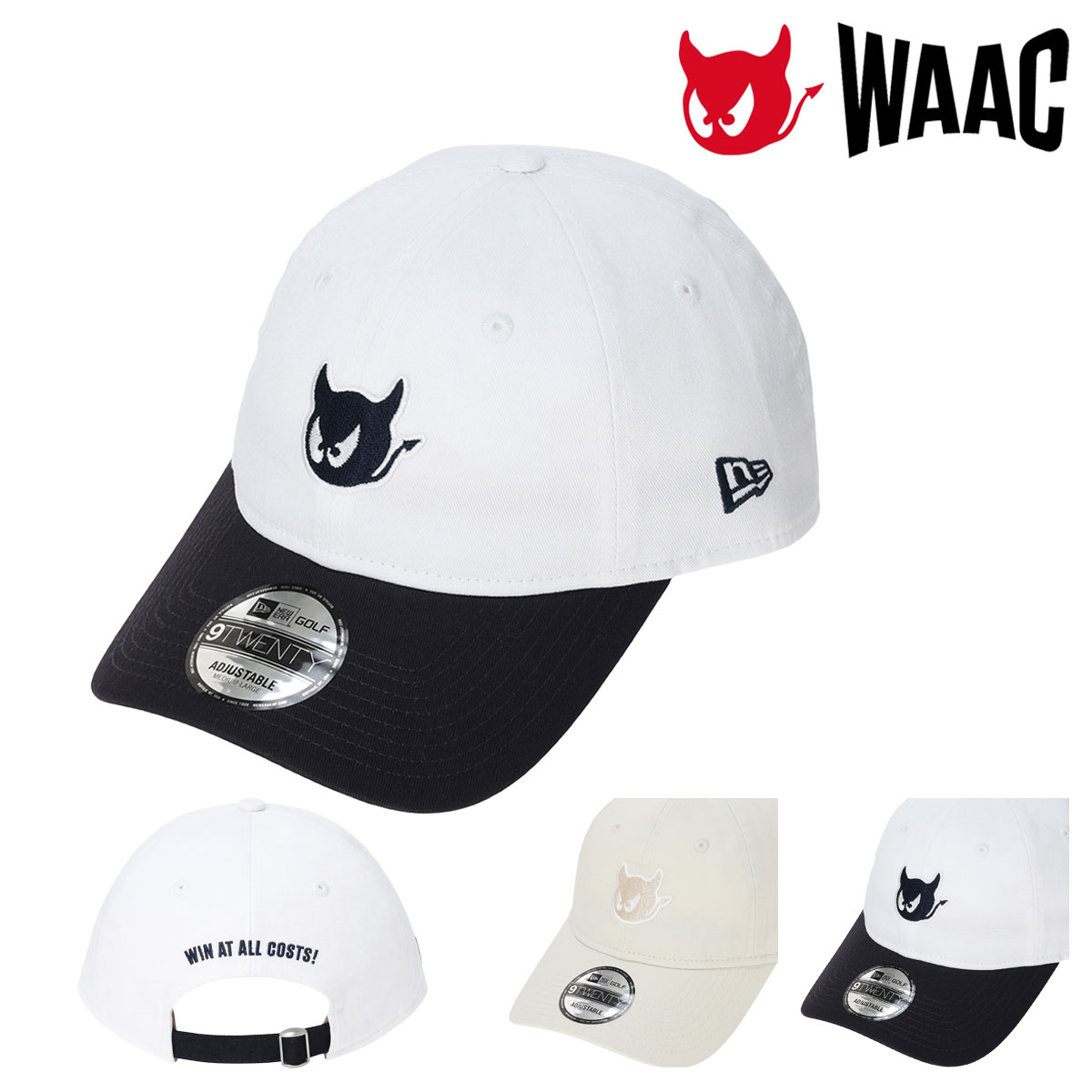 Rakuten - WAAC ワック ゴルフ キャップ レディース UNISEX NEW ERA×WAAC 9TWENTYキャップ 帽子 コラボレーションキャップ スポーティー 程よいカジュアル感 072262836[即日発送]