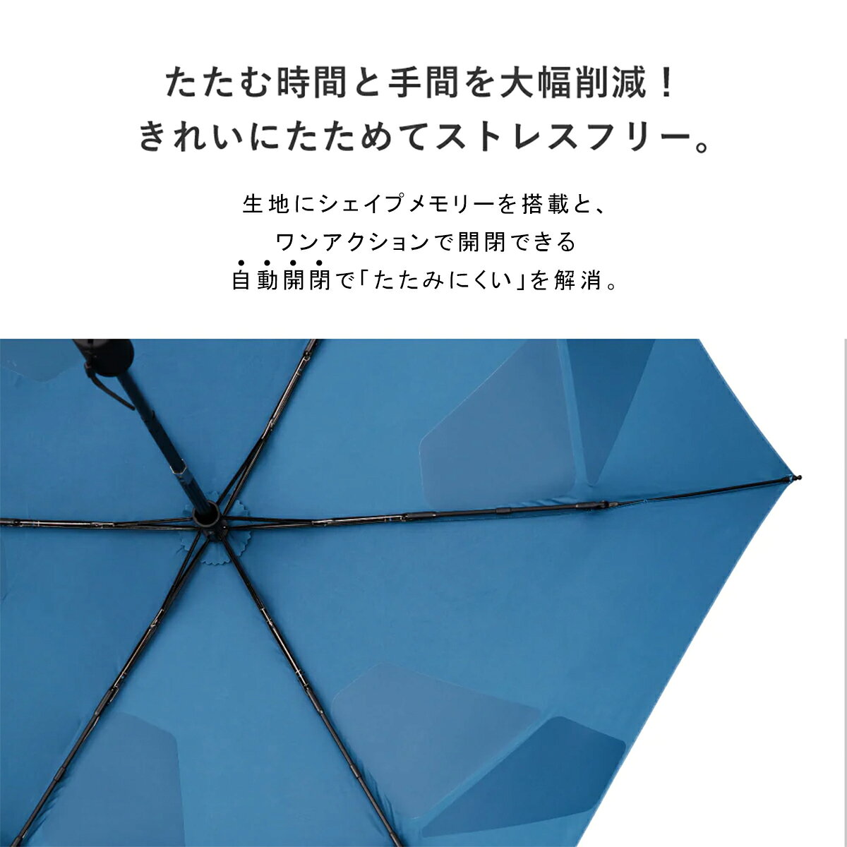 ウォーターフロント 折りたたみ傘 クイックシャ...の紹介画像3