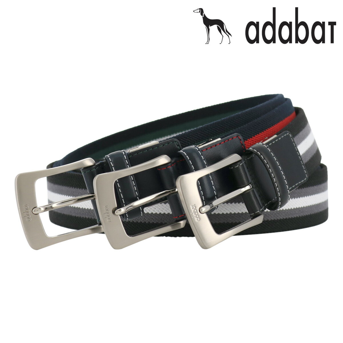 アダバット ベルト ピンタイプ メンズ 5050119 日本製 adabat | ビジネス カジュアル 本革 レザー [bef][即日発送]