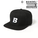 バンデル ゴルフ キャップ 帽子 メンズ BAN-CP004 BANDEL | サイズ調節可能 スポーツ アウトドア フラットバイザー Cap B