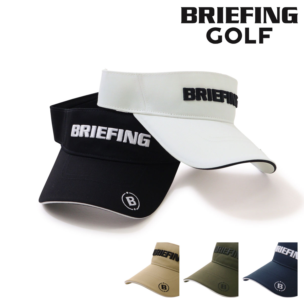 【全品10倍｜5/30 24時迄】ブリーフィング ゴルフ サンバイザー 帽子 メンズ BRG241M91 BRIEFING スポーツ[即日発送][PO10]