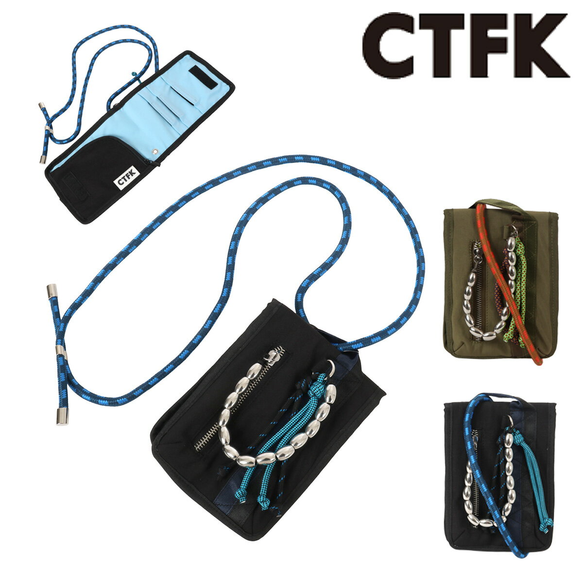 Rakuten - コントロールフリーク マルチパース 財布 カードホルダー 小物入れ レディース 254-120601 CONTROL FREAK フェス アウトドア 軽量 肩掛け 斜め掛け[即日発送]