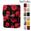 【全品10倍｜4/18 24時迄】ダチュラ DaTuRa シガレットケース 薔薇 バラ柄 DTR-941 BARA タバコケース 煙草ケース 煙草入れ タバコ入れ たばこ 可愛い リップケース ローズ柄 花柄 プリント ストラップ レディース