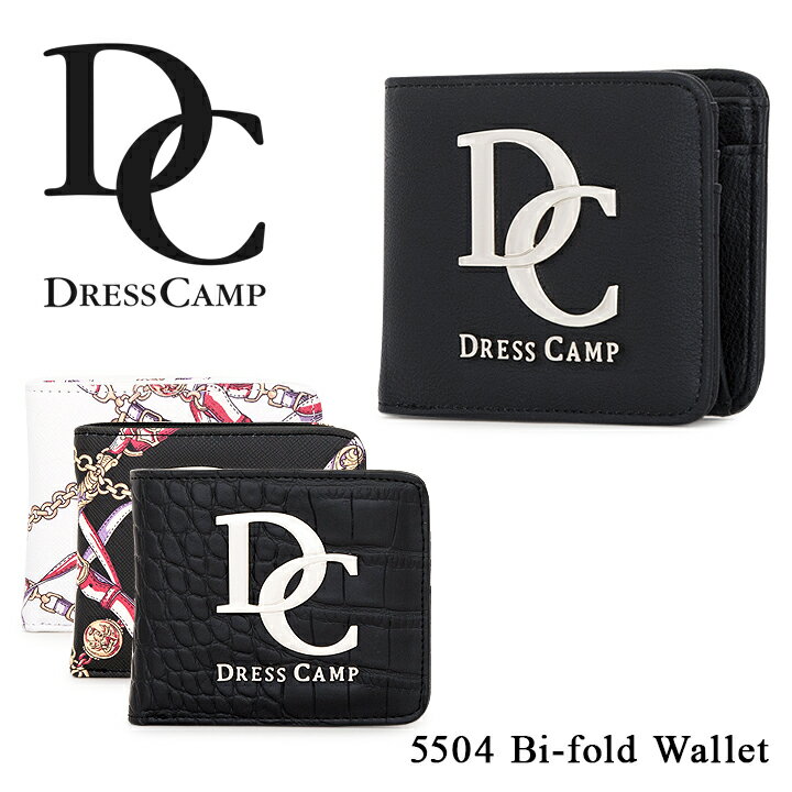 ドレスキャンプ DC DRESSCAMP 二つ折り財布 DC-5504 財布 ユニセックス [bef]