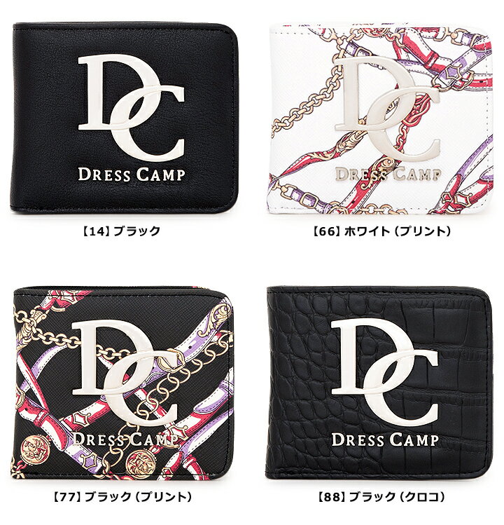 ドレスキャンプ DC DRESSCAMP 二つ折り財布 DC-5504 財布 ユニセックス [bef]