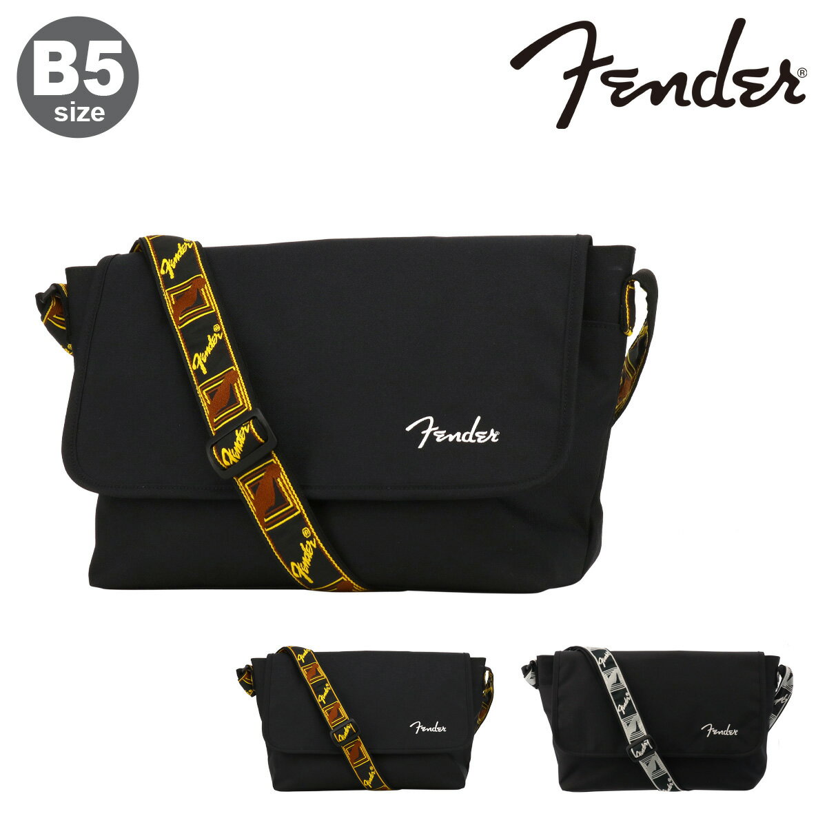 Rakuten - フェンダー ショルダーバッグ B5 Lサイズ メンズ レディース 950-6053 Fender 大きめ メッセンジャーバッグ