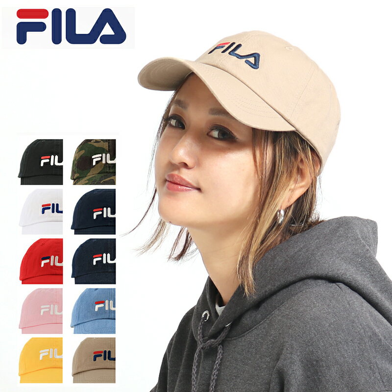 キャップ メンズ レディース フィラ 185713520｜帽子 ローキャップ サイズ調整可能 FILA [bef][即日発送]