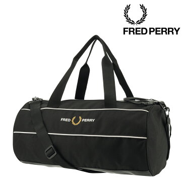 フレッドペリー ボストンバッグ A4 グラフィックパネルバレルバッグ メンズ レディース L8267 FRED PERRY | バレルバッグ 軽量 撥水