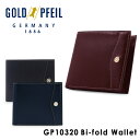 【全品10倍｜5/6 24時迄】ゴールドファイル GOLDPFEIL 二つ折り財布 GP10320 OXFORD 札入れ メンズ レザー PO10