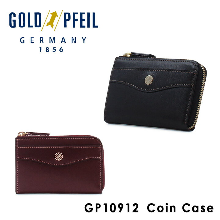 GOLDPFEIL - ゴールドファイル 財布 小銭入れ L字ファスナー 日本製 メンズ GP10912 GOLD PFEIL OXFORD コインケース 本革 レザー[PO10]