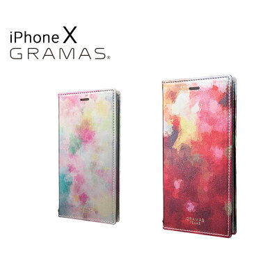 グラマスファム GRAMAS FEMME iPhoneX ケース FLC-60367 Gra Book PU Leather Case アイフォン スマホケース スマートフォン カバー 手帳型 ストラップ付 カード収納 [bef][即日発送]