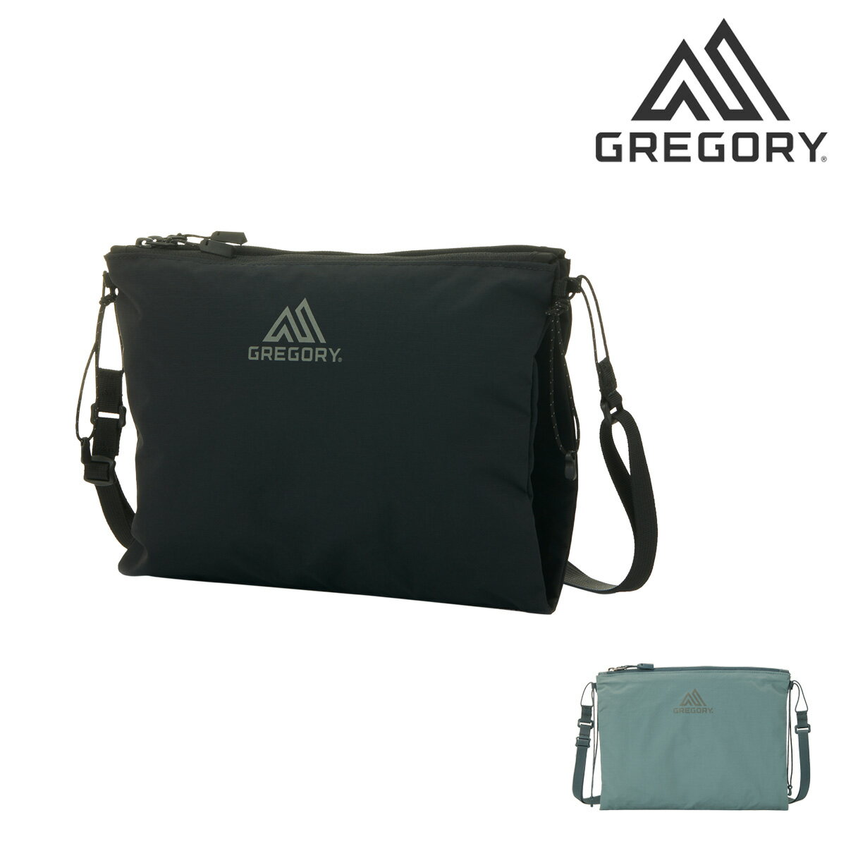 グレゴリー ショルダーバッグ サコッシュ エアロライト 軽量 撥水 ナイロン GREGORY AEROLITE ミニショルダーバッグ アウトドア ボトルホルダー フェス 旅行
