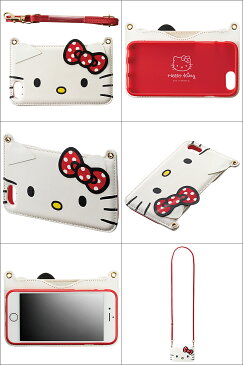 ハローキティ Hello Kitty iPhone6 ケース i6S-KT07 ダイカットバックカバー レディース アイフォン スマホケース スマートフォン カバー サンリオ ドットリボン ショルダーストラップ [PO10][bef]