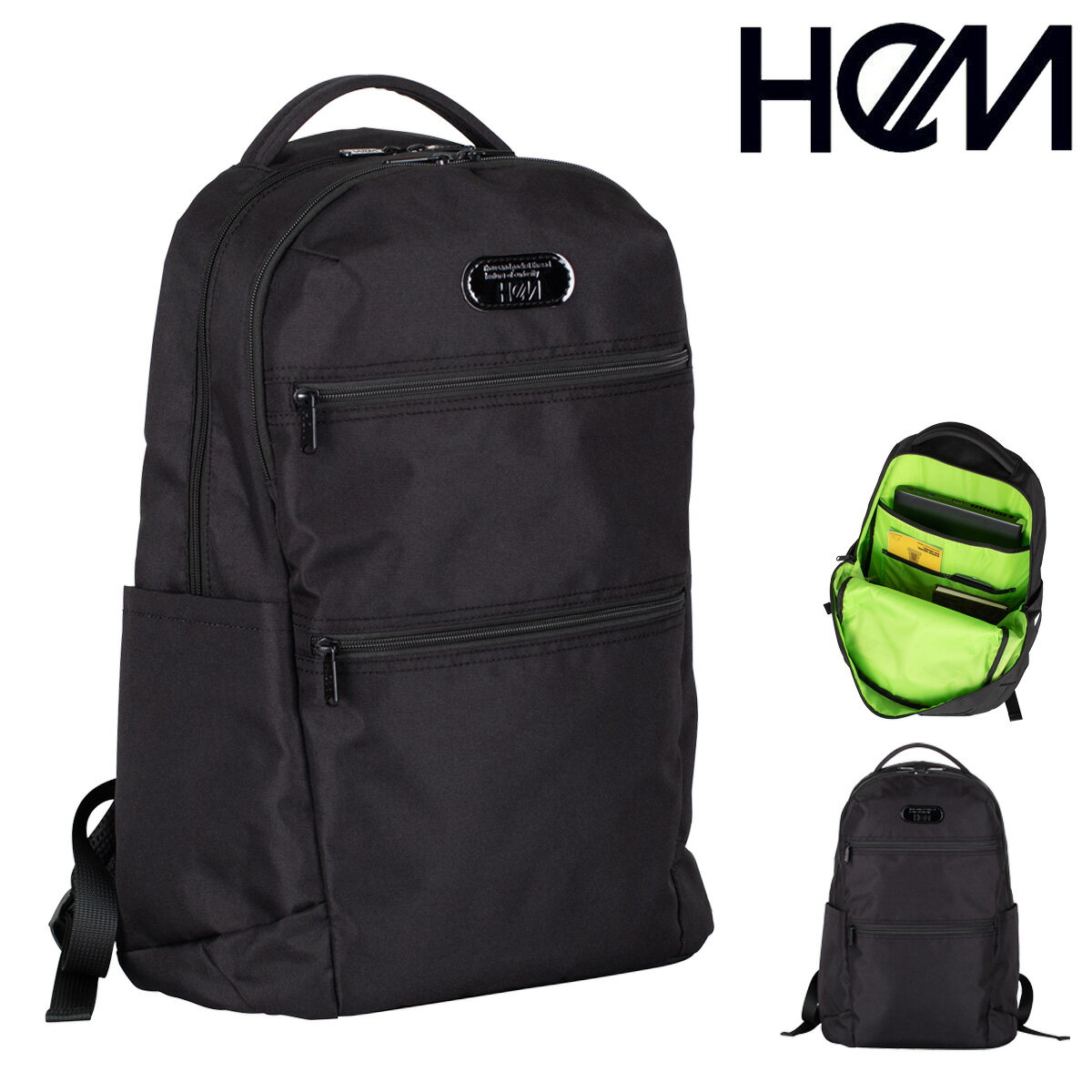 ヘム リュック 26L A3 ECO×HeM メンズ レディース 39-80870 HeM | 通学 撥水 デイパック バックパック リサイクル エコ サスティナブル